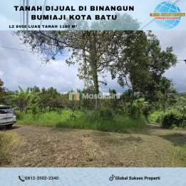 Tanah murah dan strategis di Binangun Bumiaji Batu