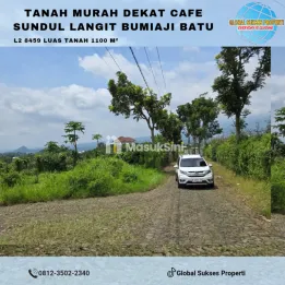 Tanah murah dekat cafe sundul langit Bumiaji batu