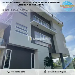 Villa BU termurah plus furnish dan kolam renang di Kota Batu
