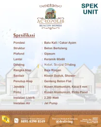 Cikupa Tangerang 3jt Langsung Akad Kredit, Di Curug - Tangerang | Acropolis