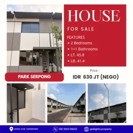 DIJUAL RUMAH PARK SERPONG LEGOK TANGERANG