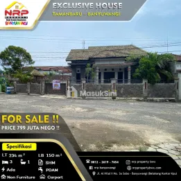 Dijual rumah second di - Tamanbaru Banyuwangi Kota