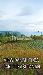 Dijual Tanah 2,2 Hektar View Danau Toba di Merek Karo Dekat Simalem Resort