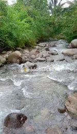 Jual Tanah Pegunungan Pinggir Sungai Sibolangit Jalan Aspal diBandar Baru