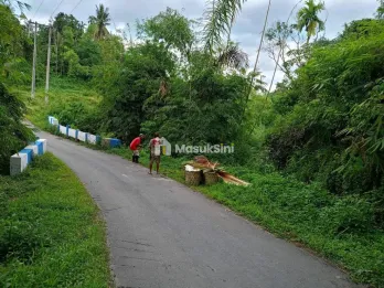 Jual Tanah Pegunungan Pinggir Sungai Sibolangit Jalan Aspal diBandar Baru