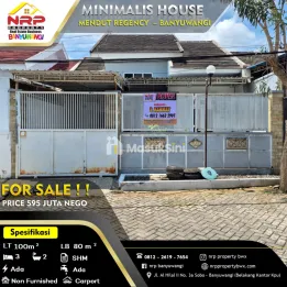 Dijual Rumah Second di Mendut Regency Banyuwangi kota