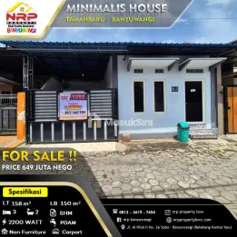 Dijual rumah second di - Tamanbaru Banyuwangi Kota