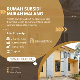 HUNIAN MINIMALIS CANTIK SIMPLE DEKAT EXIT TOL MALANG