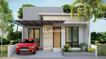 RUMAH MODERN TANAH LUAS DEKAT PERUM MERAPI VIEW DI NGAGLIK