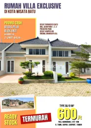 RUMAH VILLA EXCLUSIVE MINIMALIS DEKAT DENGAN PREDATOR PARK