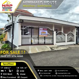 Dijual Rumah Second 300 jtan - Kebalenan Banyuwangi Kota