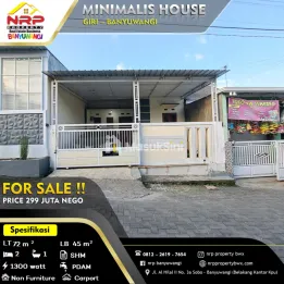 Dijual Rumah Siap Huni 200 jtan di Giri - Banyuwangi