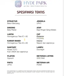 Jual Rumah Baru komplek Hyde Park siap huni jln Bejo - Citraland Gama City