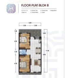 Jual Rumah Baru komplek Hyde Park siap huni jln Bejo - Citraland Gama City