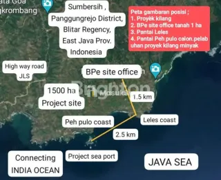 LAHAN AREA BISNIS INDUSTRI*Lokasi : DESA SUMBERSIH , KEC. PANGGUNGREJ
