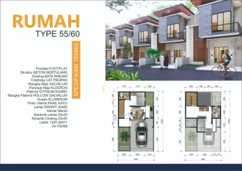 RUMAH CANTIK LINGKUNGAN ASRI & NYAMAN
