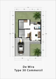 RUMAH HUNIAN KOMERSIAL MODERN MINIMALIS 1 LANTAI