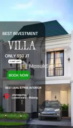 RUMAH HUNIAN VILLA 2 LANTAI DENGAN DESAIN AMERICAN CLASSIC