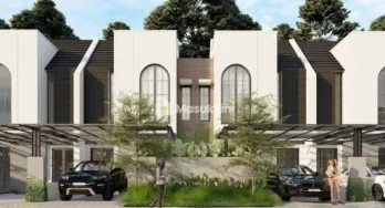 RUMAH MEWAH DESIGN ALA EROPA 2 LANTAI FREE KANOPI DI SUKUN KOTA MALANG