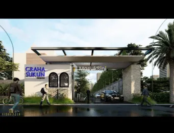 RUMAH MEWAH DESIGN ALA EROPA 2 LANTAI FREE KANOPI DI SUKUN KOTA MALANG