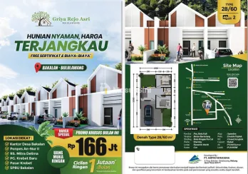 RUMAH SUBSIDI BULULAWANG DP TERJANGKAU CICILAN RINGAN