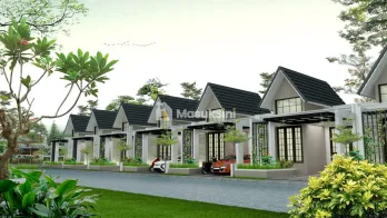 RUMAH VILLA 1 LANTAI MINIMALISS MODERN 5 MENIT KE KAMPUS UIN