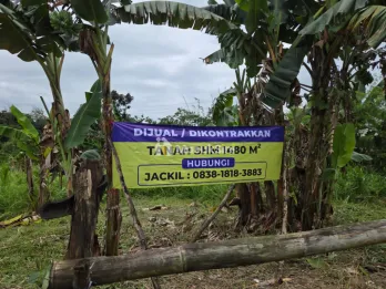 Dijual Cepat Tanah 1.480 Mtr di Raya Puspitek