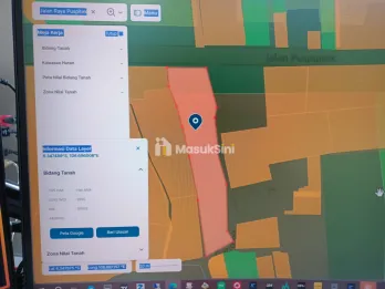 Dijual Cepat Tanah 2.895 Mtr di Raya Puspitek