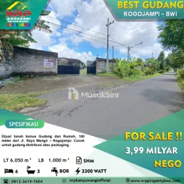 Dijual Gudang Di Mangir Rogojampi - Banyuwangi