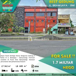 Dijual Gudang Ex Neo Karaoke di - Brawijaya Banyuwangi