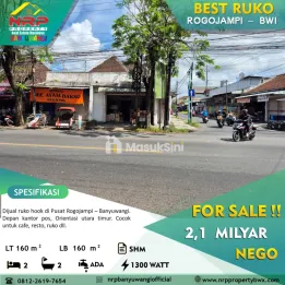Dijual Ruko di Rogojampi - Banyuwangi