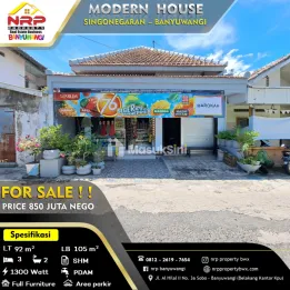 Dijual Rumah Di Singonegaran - Banyuwangi