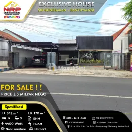 Dijual Rumah di Tepi jalan Utama - Singonegaran Banyuwangi