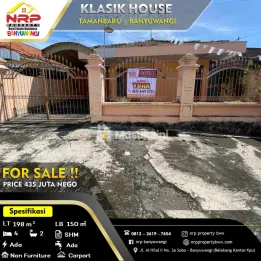 Dijual Rumah Klasik di Tamanbaru - Banyuwangi Kota