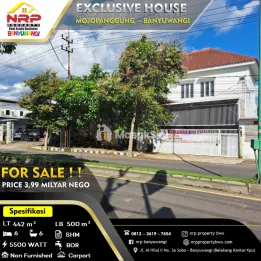 Dijual Rumah Klasik Tepi Jalan Utama - Banyuwangi
