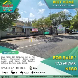 Dijual Rumah Klasik Tepi Jalan Utama - Banyuwangi