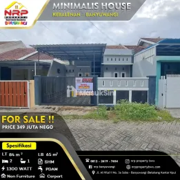 Dijual Rumah Second 300 jtan - Kebalenan Banyuwangi Kota