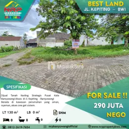 Dijual Tanah Kavling Siap Bangun Di - Banyuwangi Kota