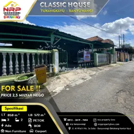 Dijual Tanah Luas Bonus Bangunan - Banyuwangi Kota