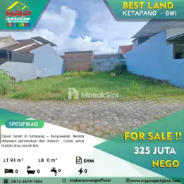 Dijual Tanah Siap Bangun Di Ketapang - Banyuwangi