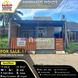 Dijual Rumah Hook 400 Jtan - di Tamanbaru Banyuwangi Kota