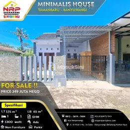 Dijual Rumah Second 300 jtan di Tamanbaru - Banyuwangi