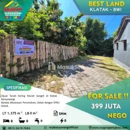 Dijual Tanah Kering di Klatak - Banyuwangi
