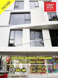 Dijual Gedung Bangka Kemang 4,5 Lantai Lokasi Strategis Jalan Raya