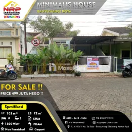 Dijual Rumah Second Siap Huni 400 jtan di Gajah Mada - Banyuwangi