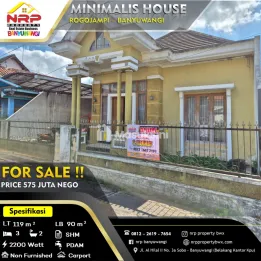 Dijual Rumah Siap Huni di Rogojampi - Banyuwangi