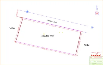 Land for Villa Investment in Cemagi – 424 m²