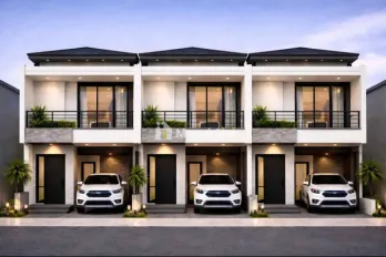 Rumah modern 2 lantai di ciracas jakarta timur