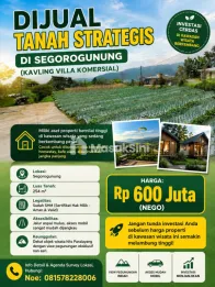 Tanah eklusif di kawasan wisata Segorogunung