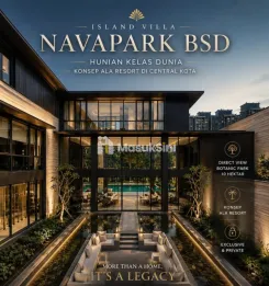 Dijual Rumah Mewah Island Villa, Navapark, BSD City